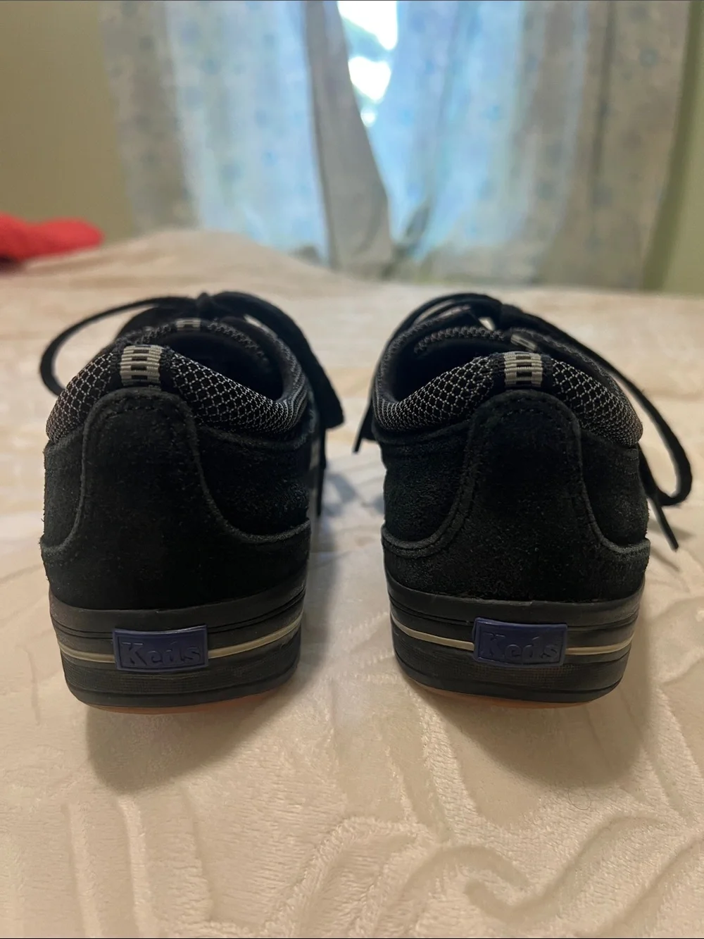 Black Suede Keds Sneakers - Picture 6 of 10
